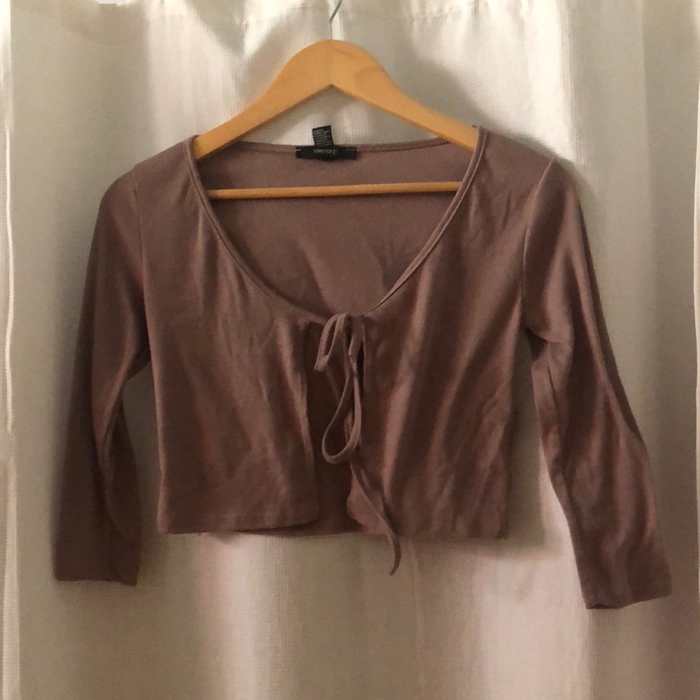Cropped FOREVER 21 Tied Top